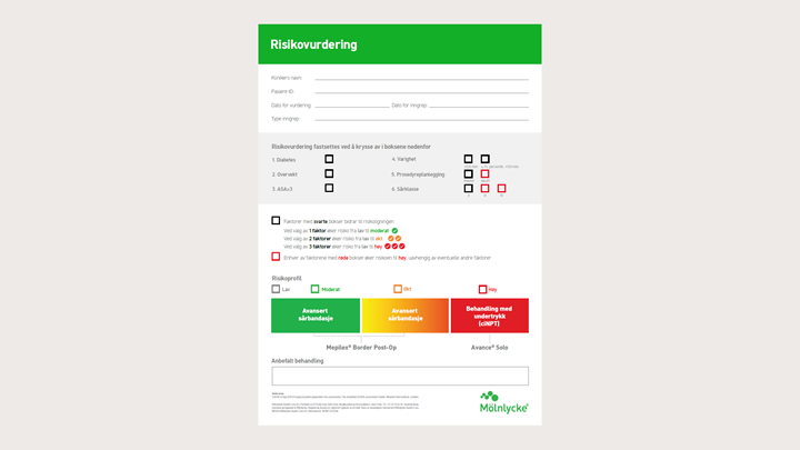 Skjema for risikovurdering